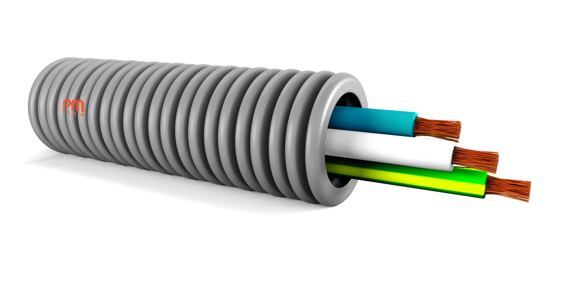 PM FLEX SRL - PMPA2KS15BTW ICTA20 GRIGIO + 3X1,5 FS17 BL G/V BI