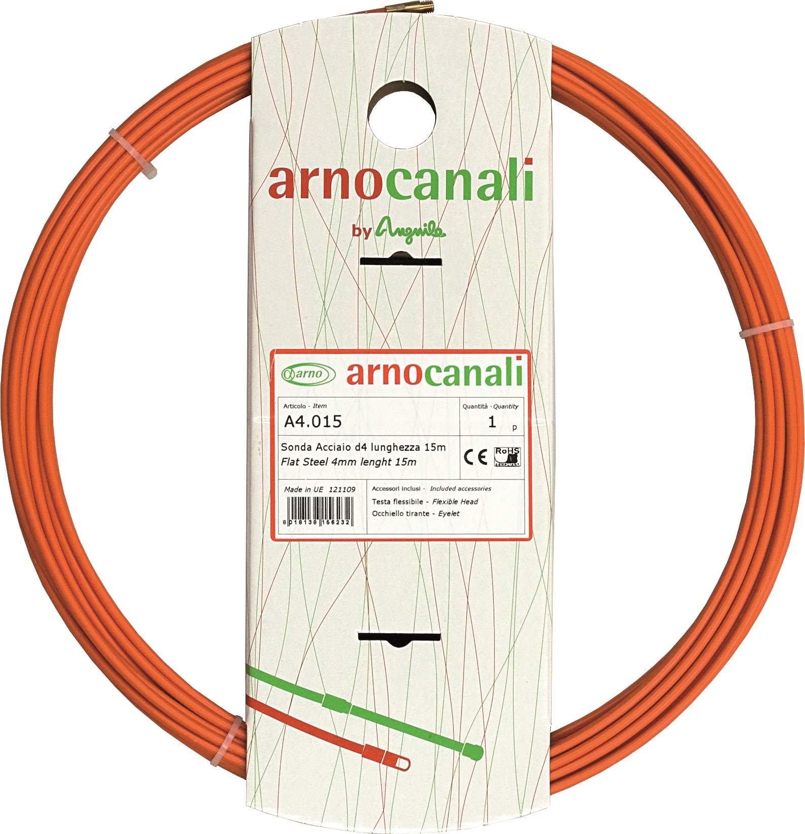 ARNOCANALI SPA - ARNA4.020 SONDA ACCIAIO-PP D4 L20 M