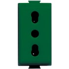 BTICINO - BTIA5180V MATIX MAGIC - PRESA BIPASSO 2P+T VERDE