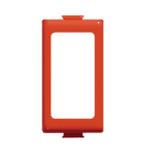 BTICINO - BTIA5374/1R MAGIC - ADATTATORE 1 MODULO ROSSO