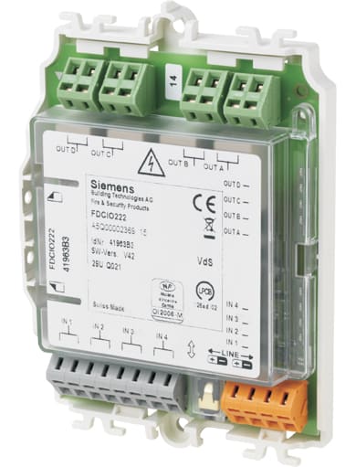 SIEMENS - BUILDING T - BCTA5Q00018689 FDCIO224 MODULO 4 INGRESSI/4 USCITE VDS