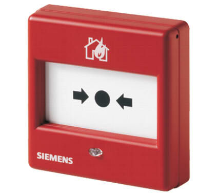 SIEMENS - BUILDING T - BCTA5Q00013434 FDM225-RG PULSANTE MANUALE CON VETRINO