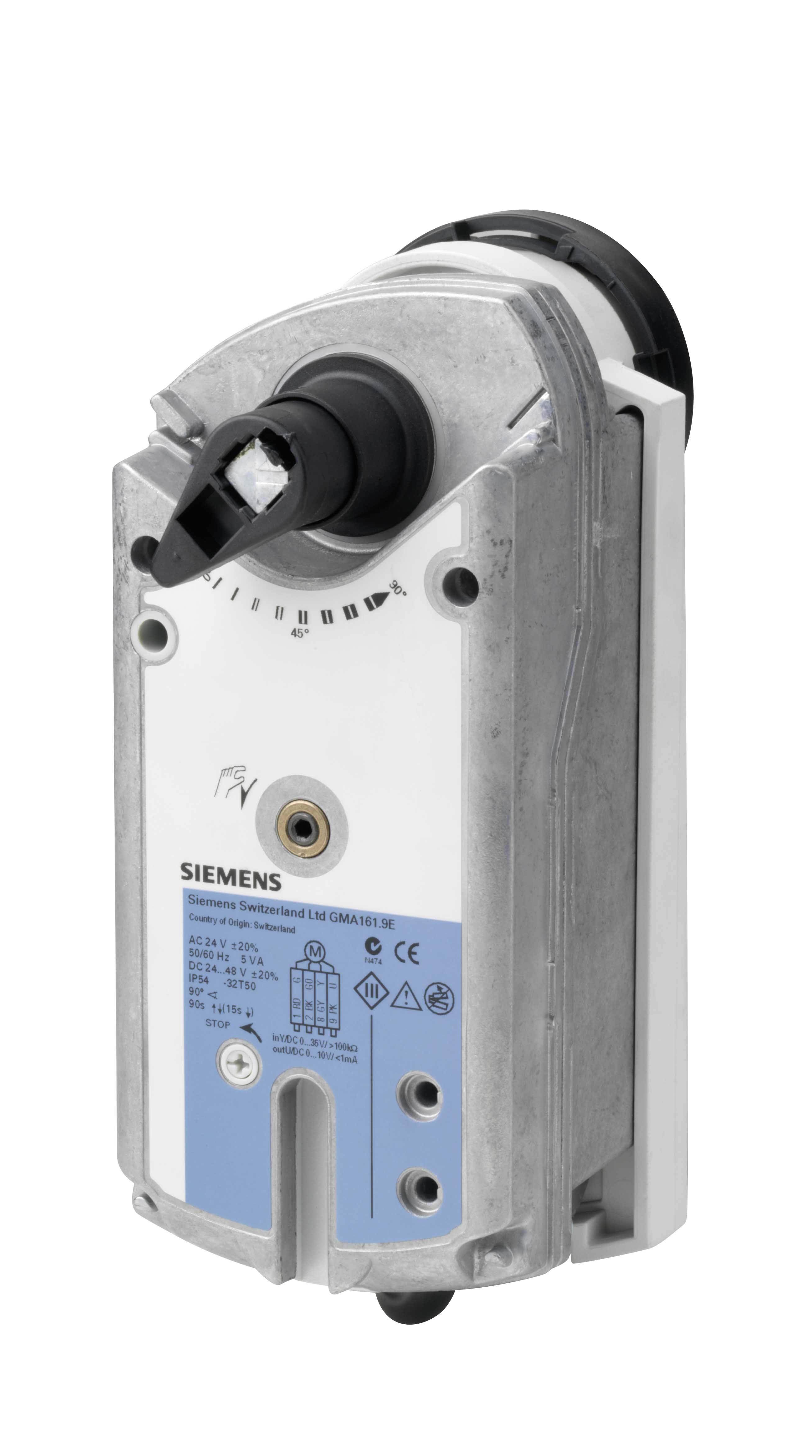SIEMENS - BUILDING T - BCTBPZ:GMA121.9E GMA121.9E SERV.VALV.SFERA 7NM 24V AC/DC