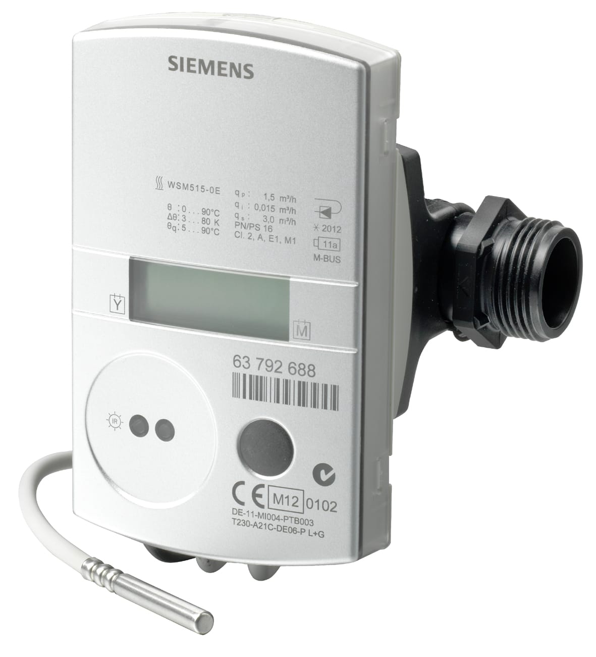 SIEMENS - BUILDING T - BCTS55561-F280 WSN525-BE CONT ULTRAS C/F 2,5M3/H MBUS