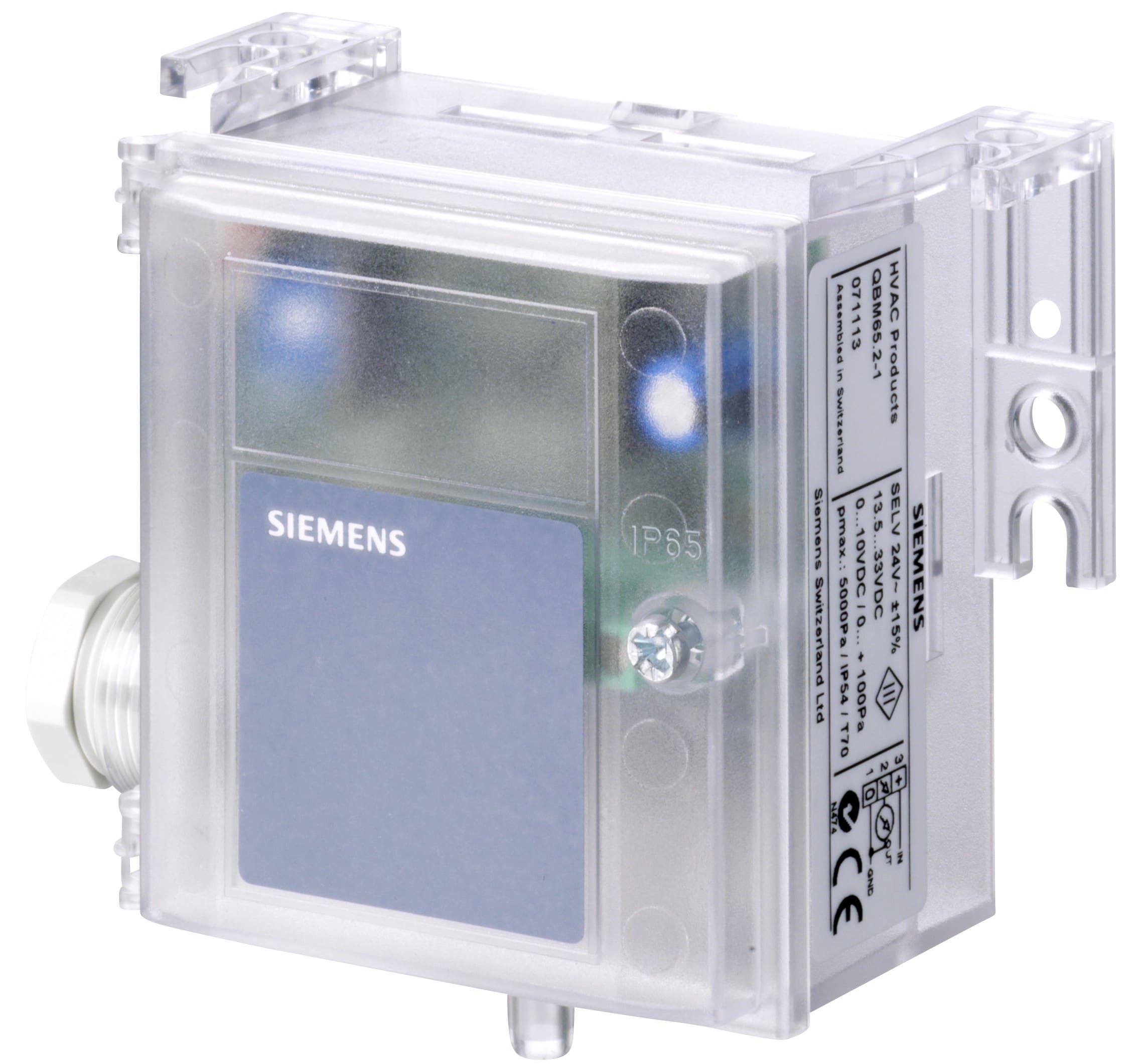 SIEMENS - BUILDING T - BCTS55720-S447 QBM3120-25 SONDA CAN. 0..2500PA,4..20MA