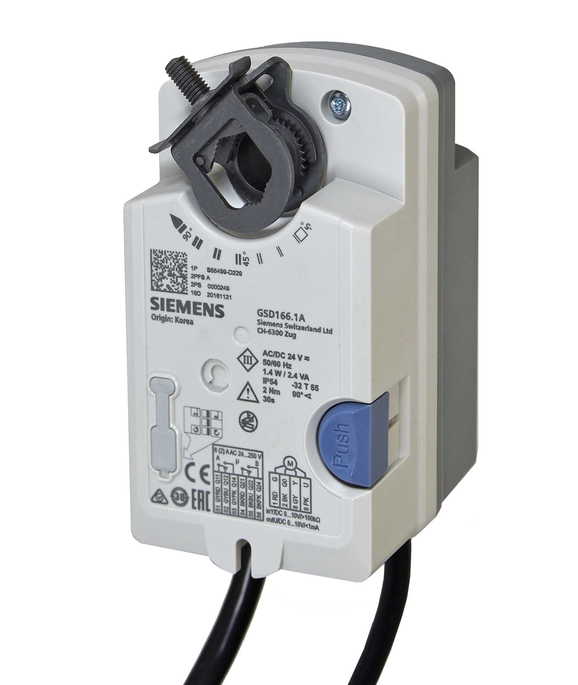 SIEMENS - BUILDING T - BCTS55499-D281 GSD141.1A SERV.SER. 2NM 3PTI 24VAC