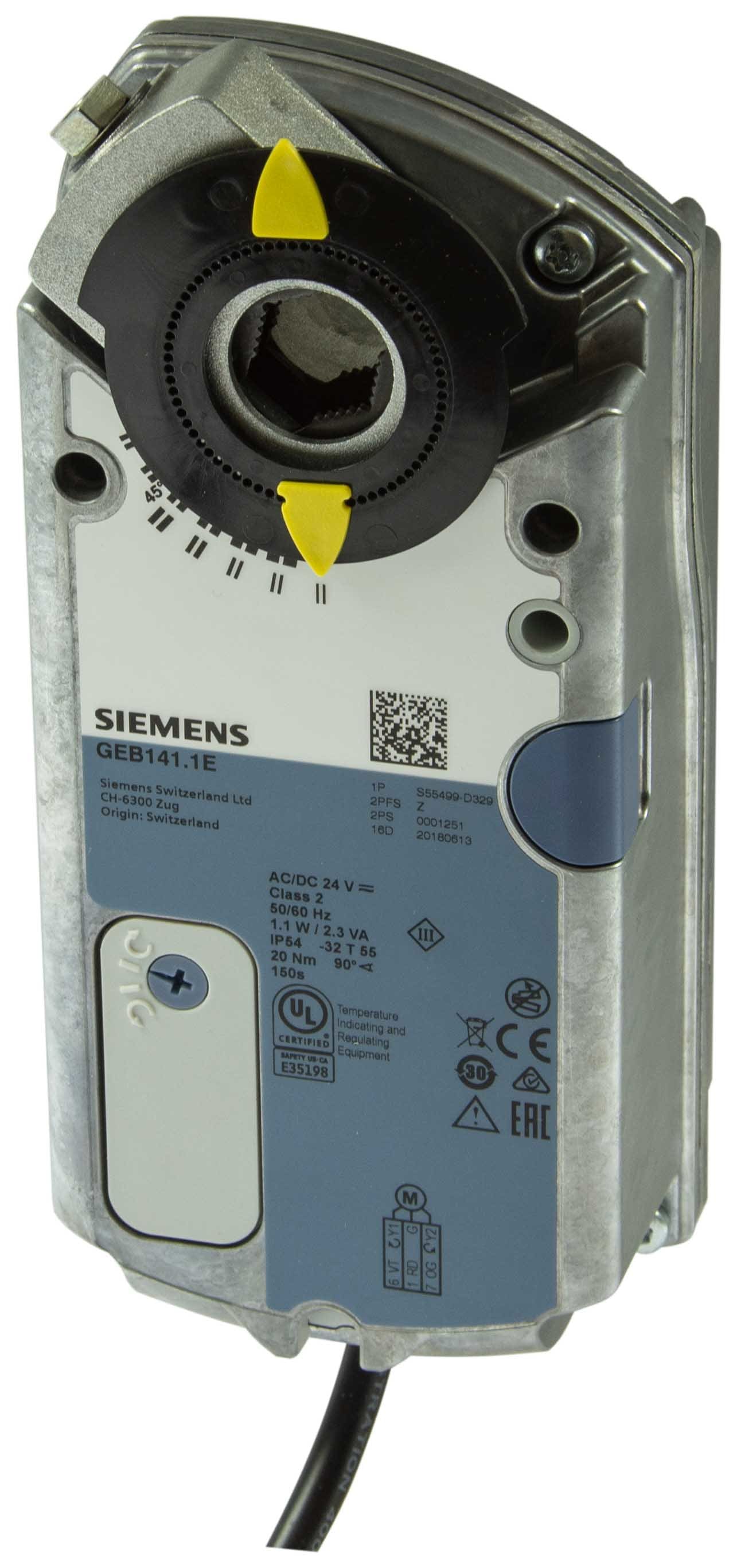 SIEMENS - BUILDING T - BCTS55499-D336 GEB341.1E SERV.SER. 20NM 3PTI 240VAC