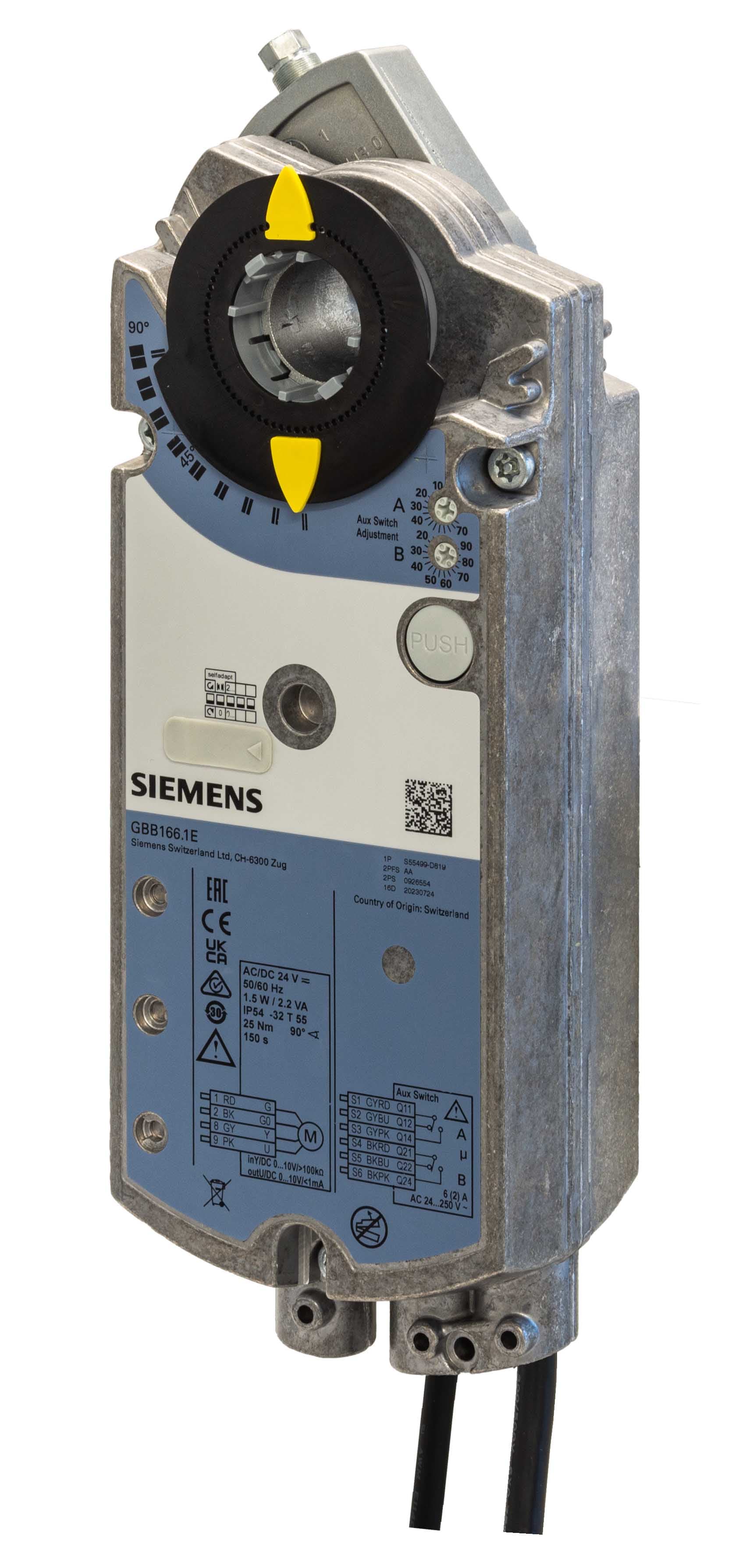 SIEMENS - BUILDING T - BCTS55499-D816 GBB161.1E SERV.SER.25NM 0-10V AC/DC 24V