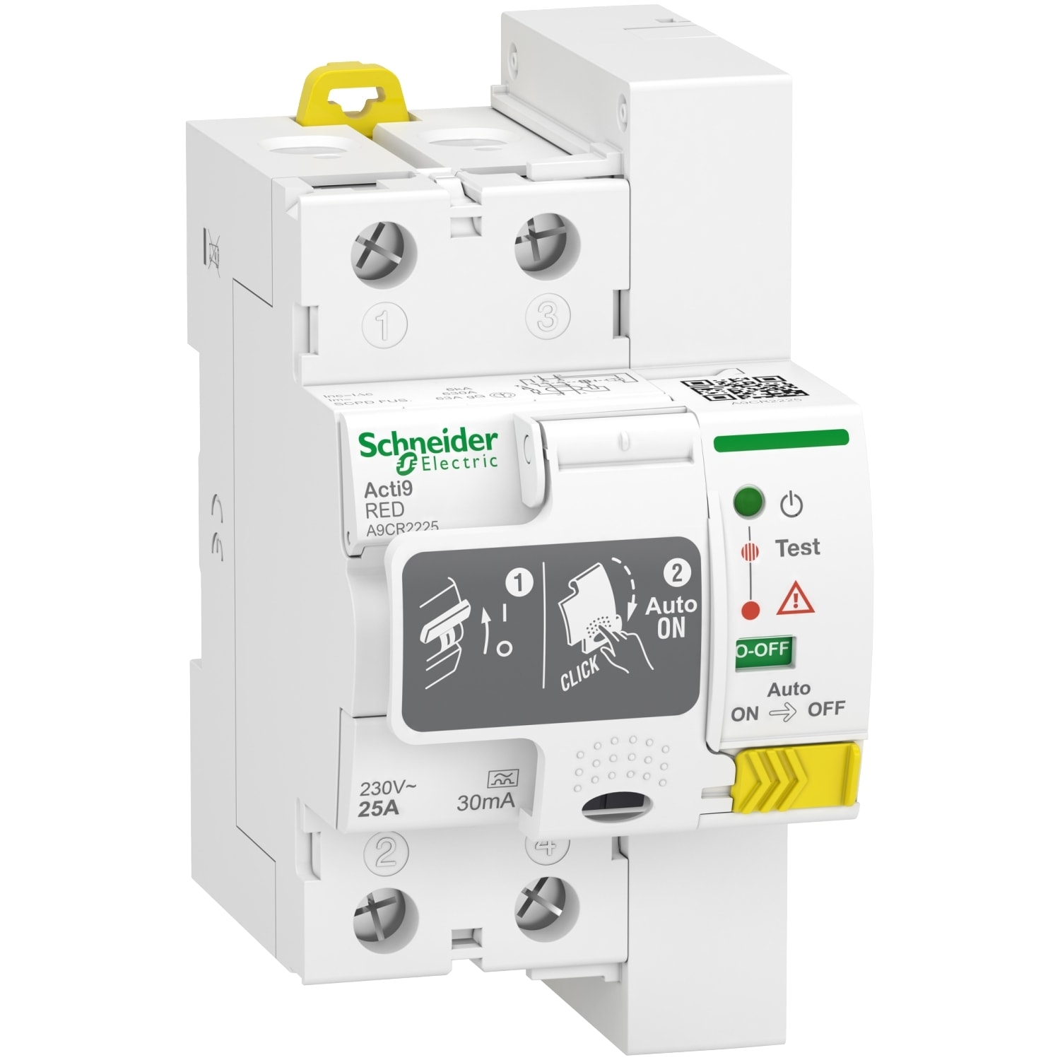 SCHNEIDER ELECTRIC - SNRA9CR2225 INT. DIFF. RED 2P 25A 30MA TIPO A