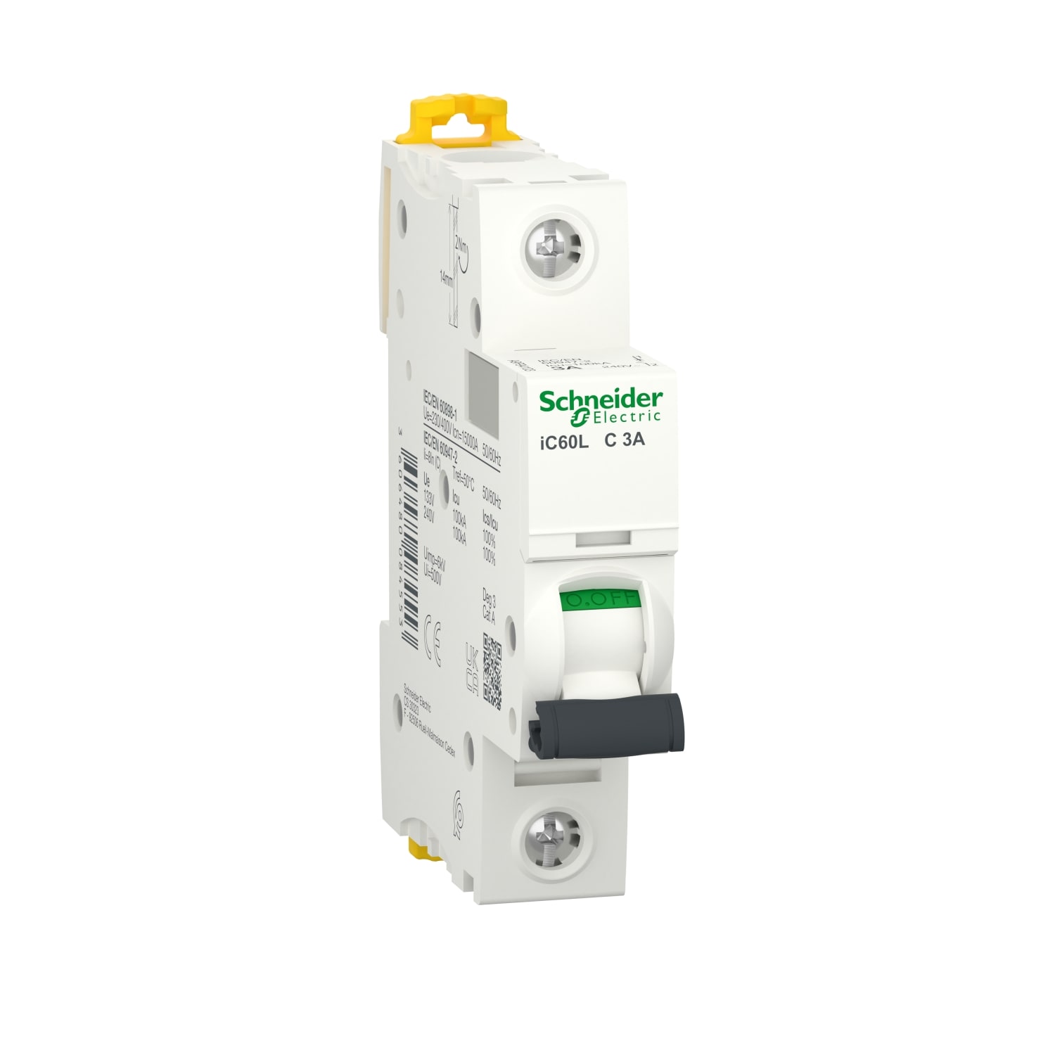 SCHNEIDER ELECTRIC - SNRA9F94103 IC60L 1P C 3A 15000A