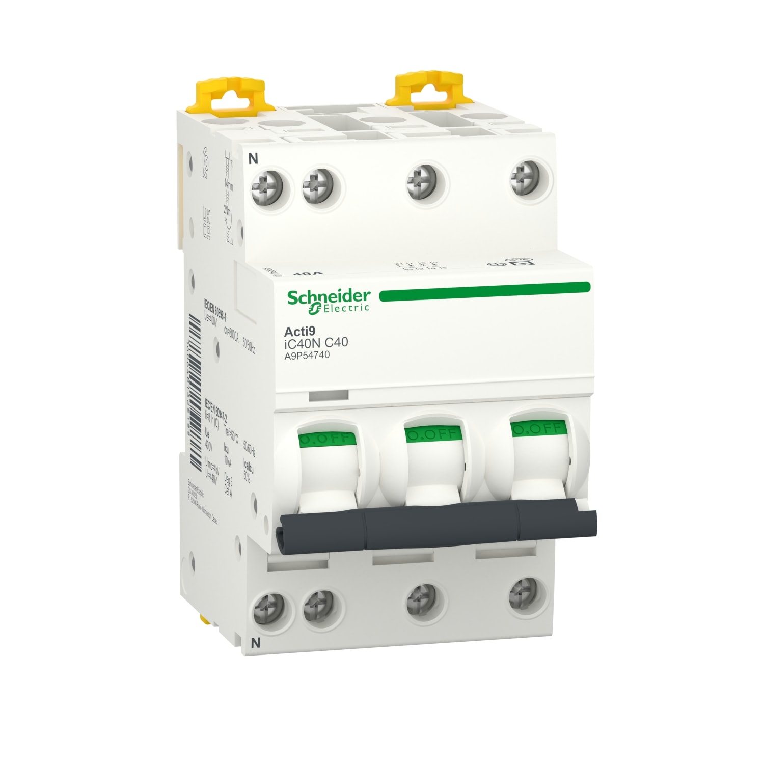 SCHNEIDER ELECTRIC - SNRA9P54740 INT. MAGNETOT. IC40N 3P+N C 40A 6000A