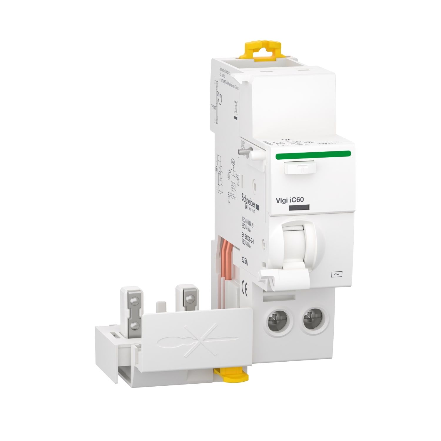 SCHNEIDER ELECTRIC - SNRA9Q16225 QUICKVIGI IC60 2P 25A 500MA TIPO AC