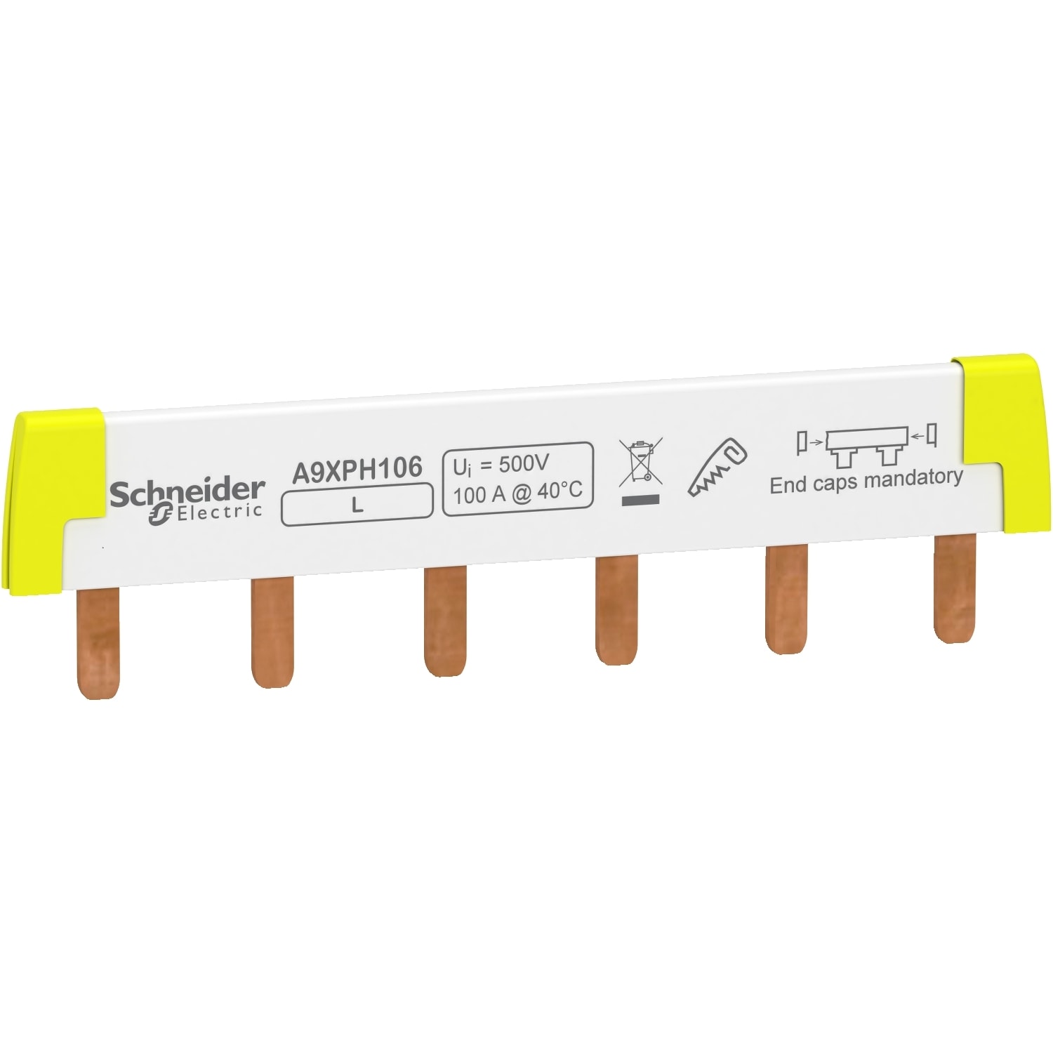 SCHNEIDER ELECTRIC - SNRA9XPH106 PETTINE IC60/STI 1P 6 MODULI