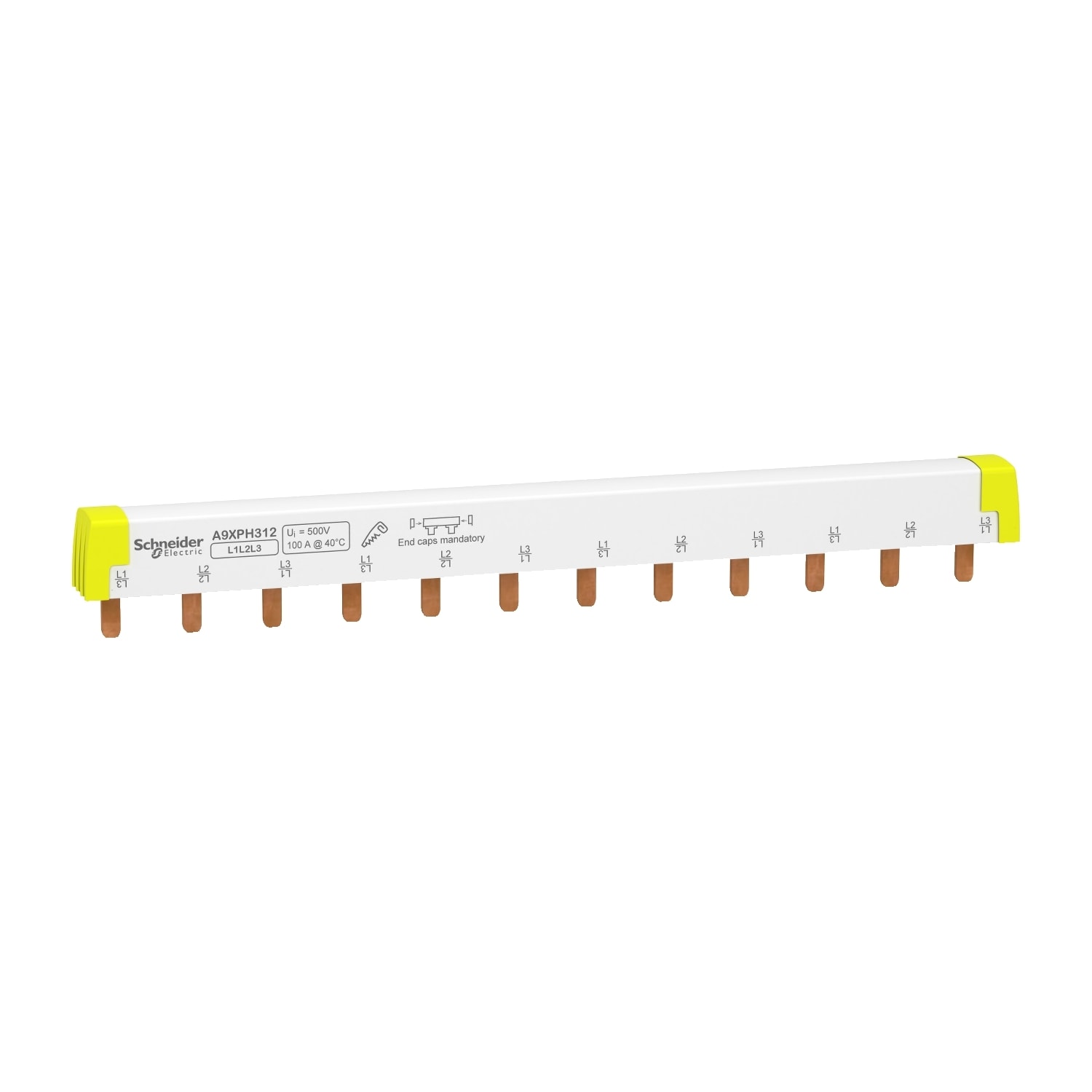 SCHNEIDER ELECTRIC - SNRA9XPH312 PETTINE IC60/STI 3P 12 MODULI