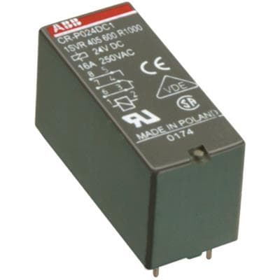 ABB SPA - ABBER 519 9 CR-P012DC2 ALIMENTAZ.12VDC 2 C/O 250V/8A