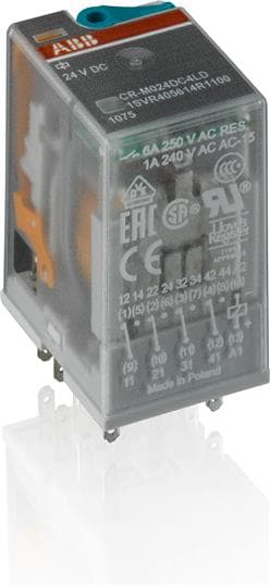 ABB SPA - ABBER 565 2 CR-M024DC3L ALIM.24VDC 3C/O 250V/10A LED