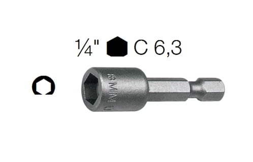 ABC TOOLS SPA - ABCA15832807 INSERTI E 6,3 A 1583/28 ES.MM7