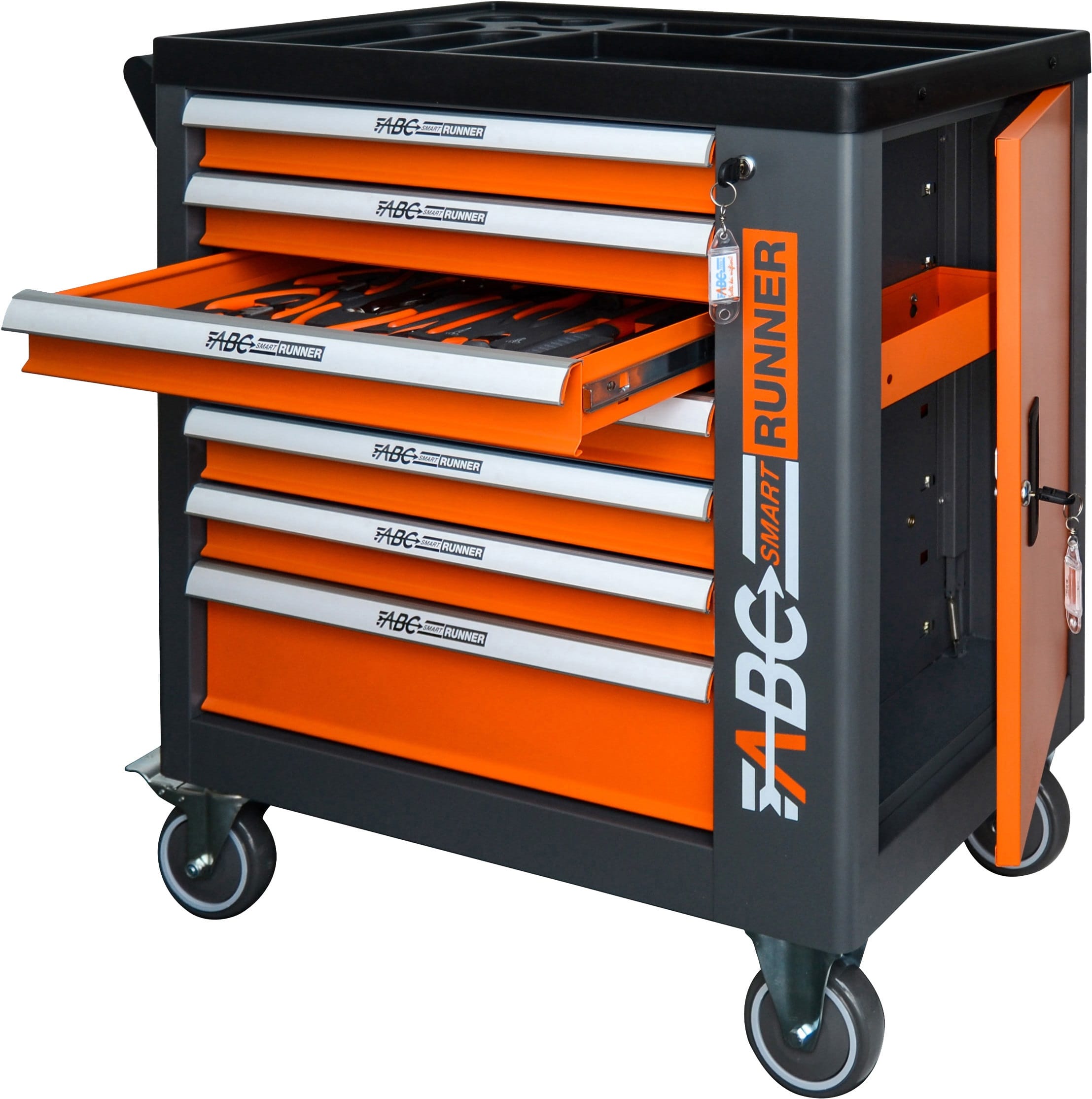 ABC TOOLS SPA - ABCN68641840 CARR. RUNNER CON 255 UTENSILI