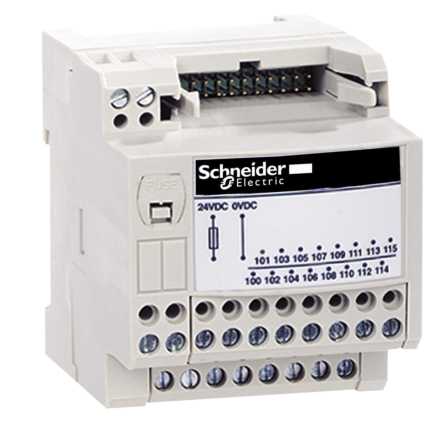 SCHNEIDER ELECTRIC - SNRABE7H20E100 Sottobase di conn. passiva ABE7 - 16 input o output - Cavo Micro/Premium 1 m