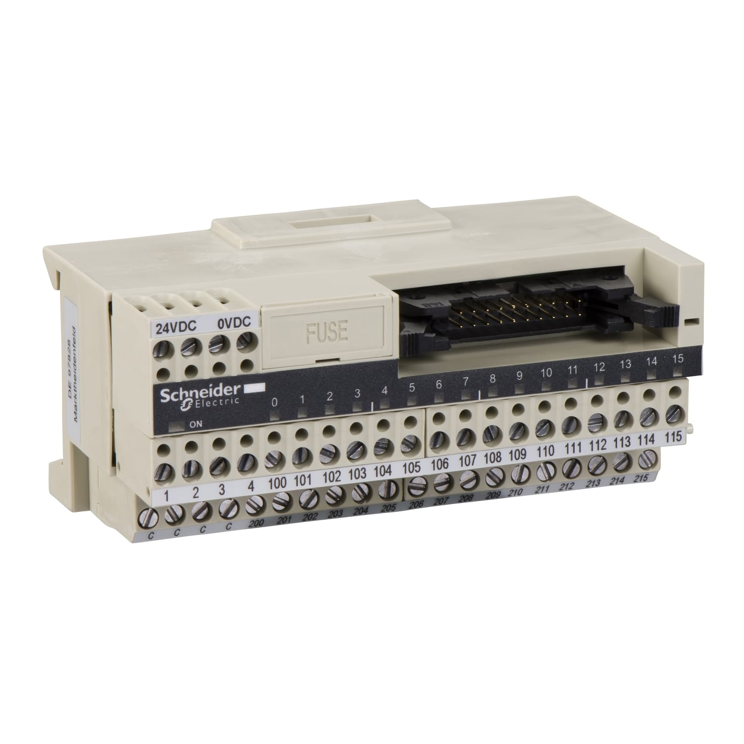 SCHNEIDER ELECTRIC - SNRABE7H16C21 Sottobase di connessione passiva ABE7 - 16 input o output - LED