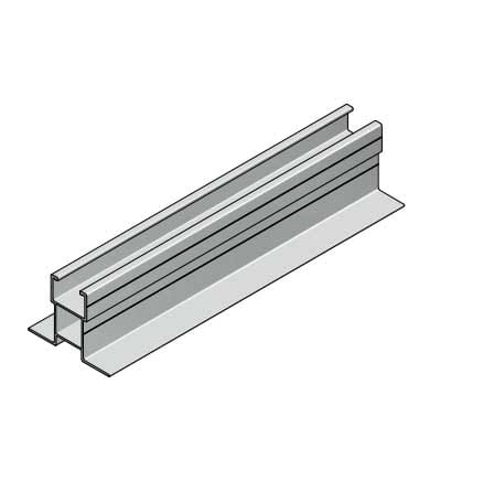 ALUSISTEMI - ALUABGR.H60.295.A BARRETTA FISS. SU GRECA L=295, H=60MM
