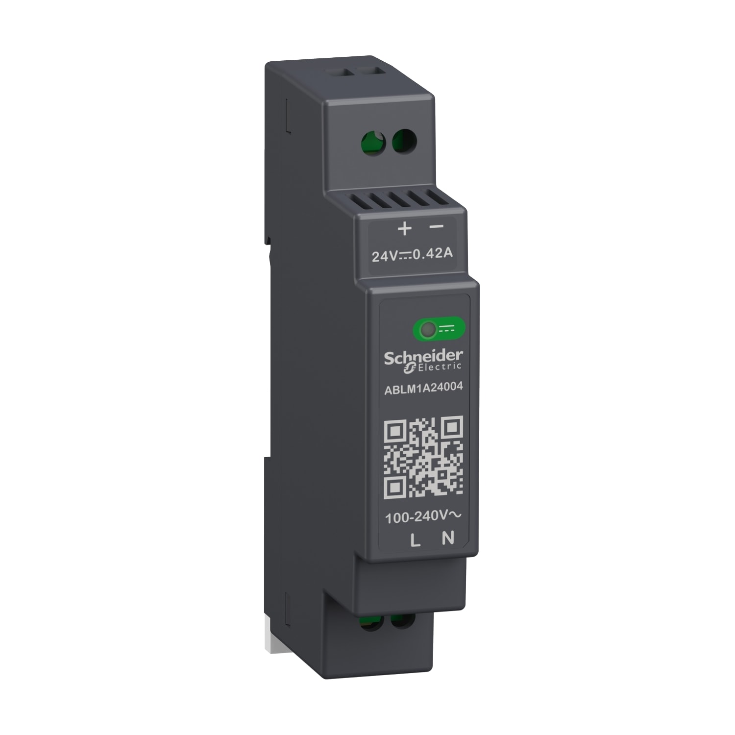 SCHNEIDER ELECTRIC - SNRABLM1A24004 ALIMENTATORE 24V 0.4A MODULARE