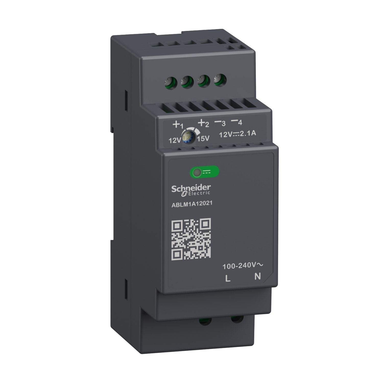 SCHNEIDER ELECTRIC - SNRABLM1A12021 ALIMENTATORE 12V 2.1A MODULARE