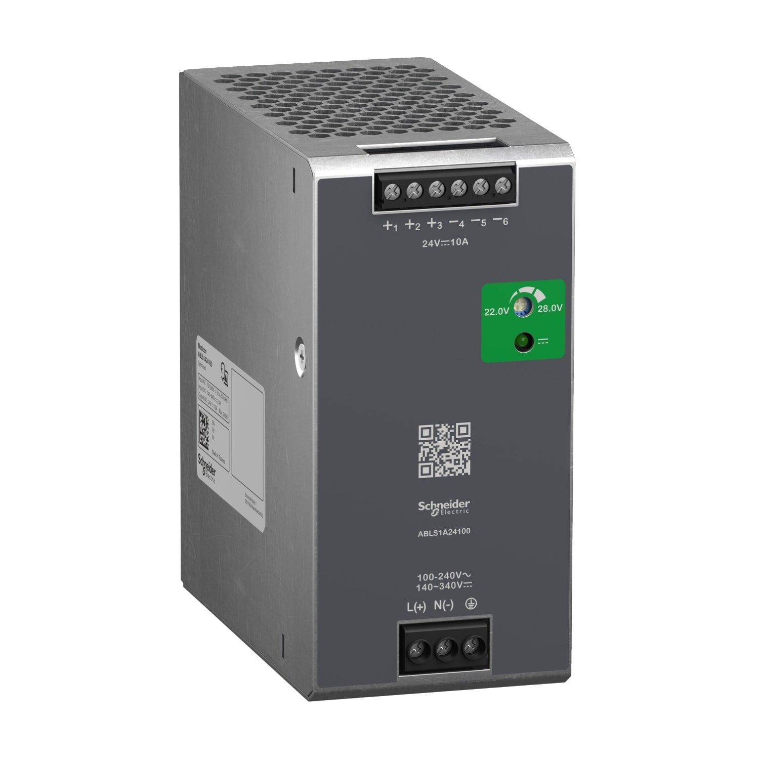 SCHNEIDER ELECTRIC - SNRABLS1A24100 ALIMENTATORE 24V 10A 1PH OTTIMIZZATO