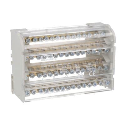 LOVATO - LOVACB4P100G15 RIPARTITORE DI POTENZA 4P 100A 15 CONN.