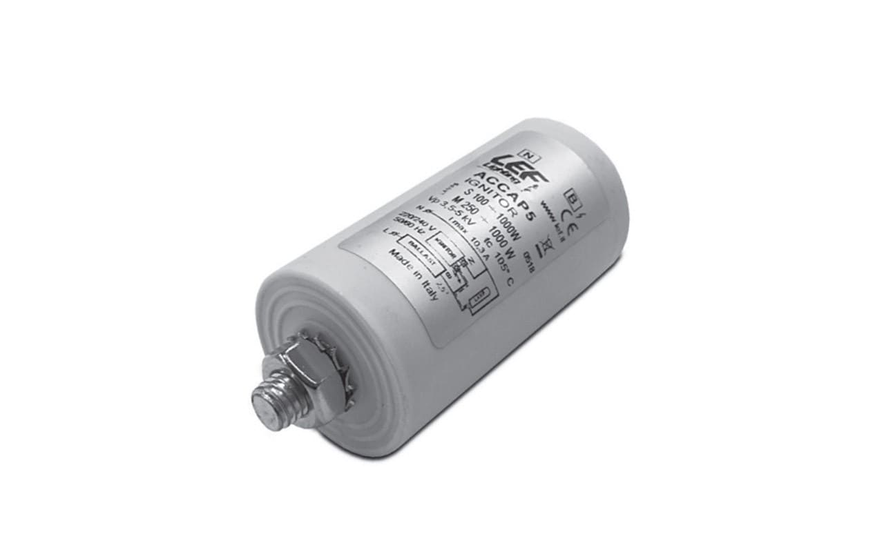 LEF LIGHTING SRL - LEFACCAP8 ACCEND. 3 FILI 2000W MH 380 415VAC 2MT