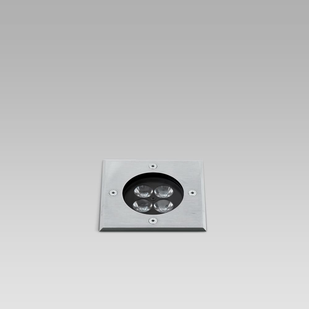 ARCLUCE SPA - ACL0770020C-830-30 INGR-S110 4W SB INOX QUADRA REM-D