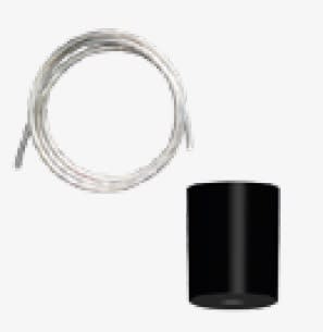 ARCLUCE SPA - ACL1099135X-11 ROSONE BIANCO C/CAVO 5P 1,5M TRASP.