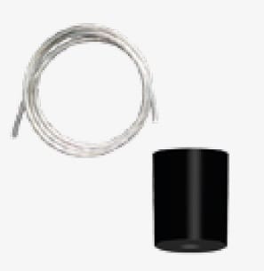ARCLUCE SPA - ACL1099135X-11 ROSONE BIANCO C/CAVO 5P 1,5M TRASP.