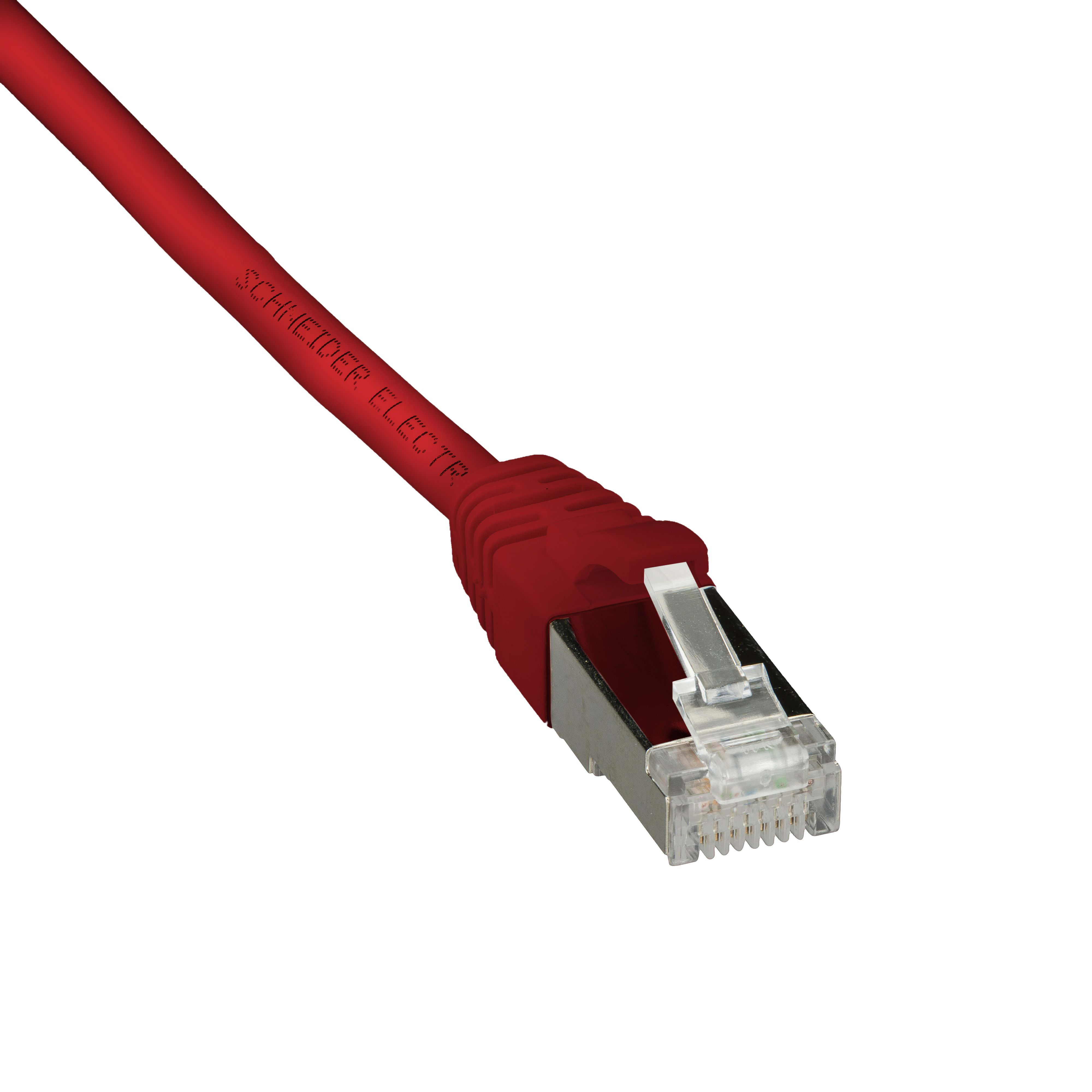 SCHNEIDER ELECTRIC - SNRACTPC6FULS05RD PC F/UTP 4P CAT6 250 MHZ LSZH 0,5M ROS