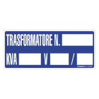 GRAFOPLAST SRL - GRAAL10320P1 TRASFORMATORE N. .KVA...V. - AL 350X150
