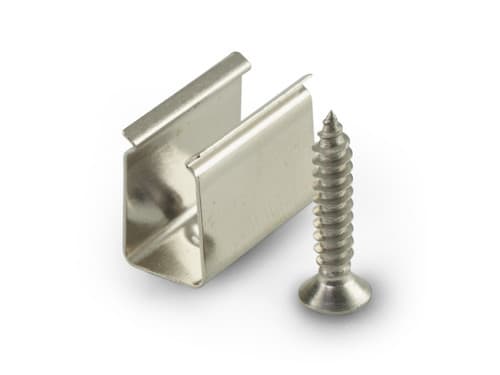 ALPHA ELETTRONICA SR - ALPJO379/072-11 CLIPVITE PER FLEX LED 10W/M SIDE VIEW