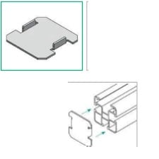 ALUSISTEMI - ALUATL047.4545 TAPPO COPRIFORO PER PROFILO 45X45
