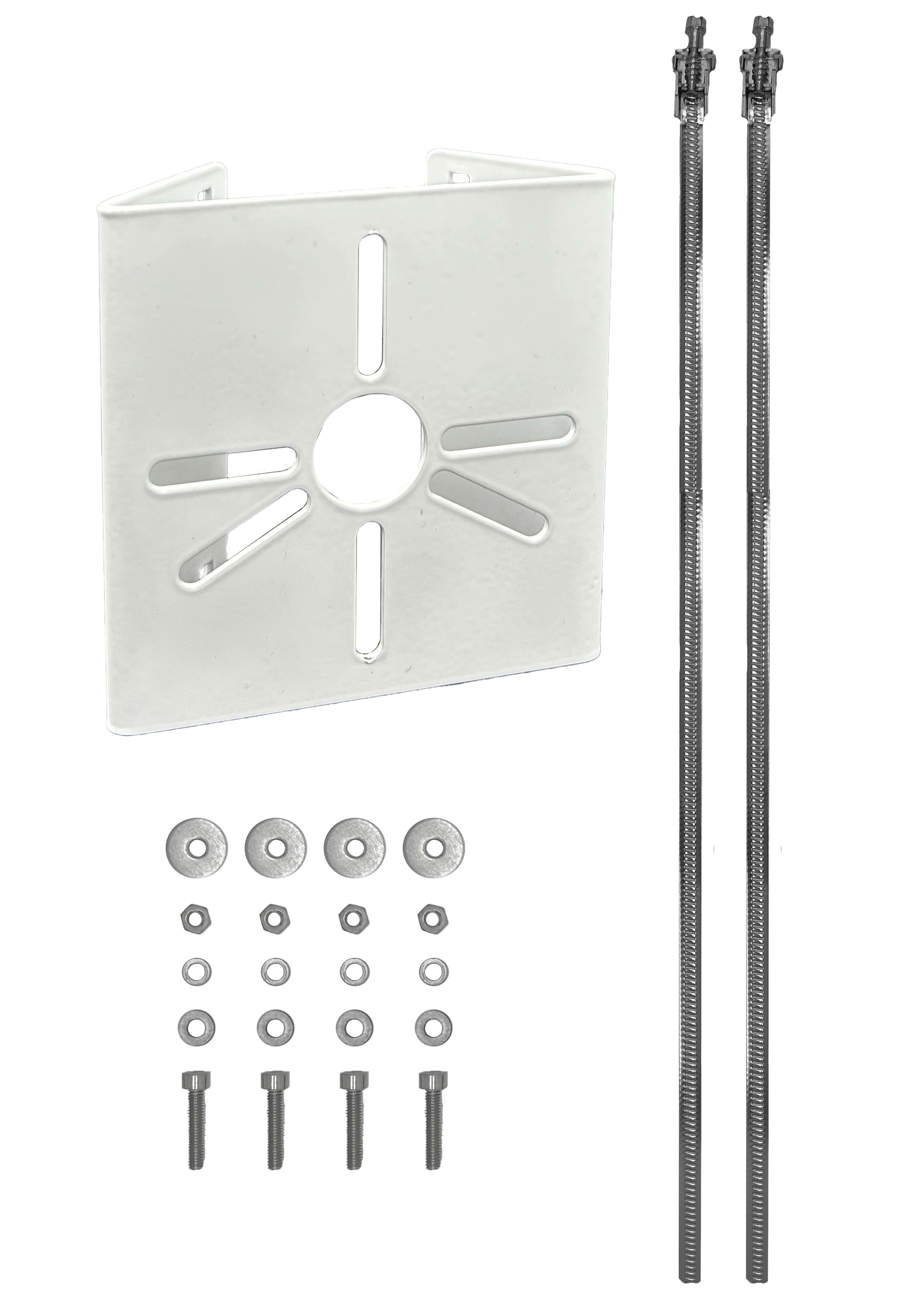 UNIERRE SRL UNIPERSO - URRAM1957FB STAFFA ACCIAIO 107X107X2MM-BIANCO-PALI D