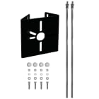UNIERRE SRL-UNISTAB - URRAM1957FE STAFFA107X107MM ACCZG NE 2FASCET PALID60