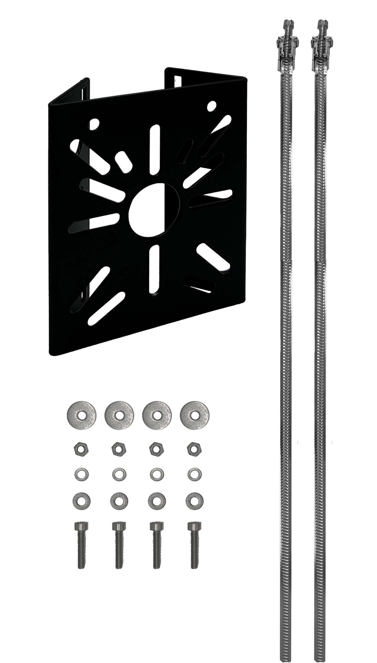 UNIERRE SRL-UNISTAB - URRAM2957FE STAFFA120X140MM ACCZG NERO 2FASC PALID60