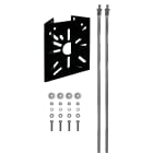 UNIERRE SRL-UNISTAB - URRAM2957FE STAFFA120X140MM ACCZG NERO 2FASC PALID60