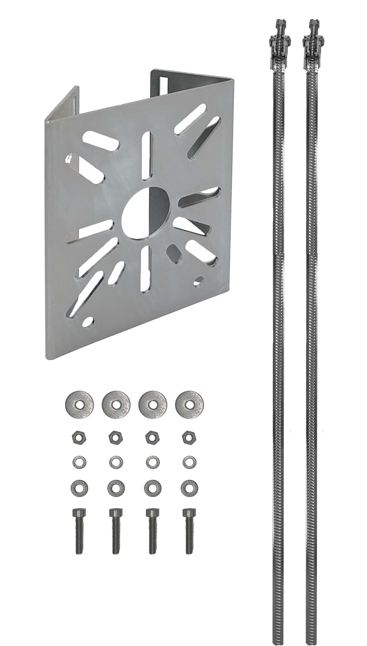 UNIERRE SRL-UNISTAB - URRAM2957FZ STAFFA ACCIAIO 120X140X2MM -ZINC.GAL-PAL