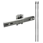 UNIERRE SRL UNIPERSO - URRAM4025FZ Staffa acciaio 420mm-2 fascette-zinc.gal