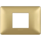 BTICINO - BTIAM4819MGL MATIX - PLACCA 2P CENTRATI GOLD