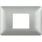 BTICINO - BTIAM4819MSL MATIX - PLACCA 2P CENTRATI SILVER