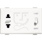 BTICINO - BTIAM5460AB MATIX - PRESA PER RASOIO ANTIBATTERICO
