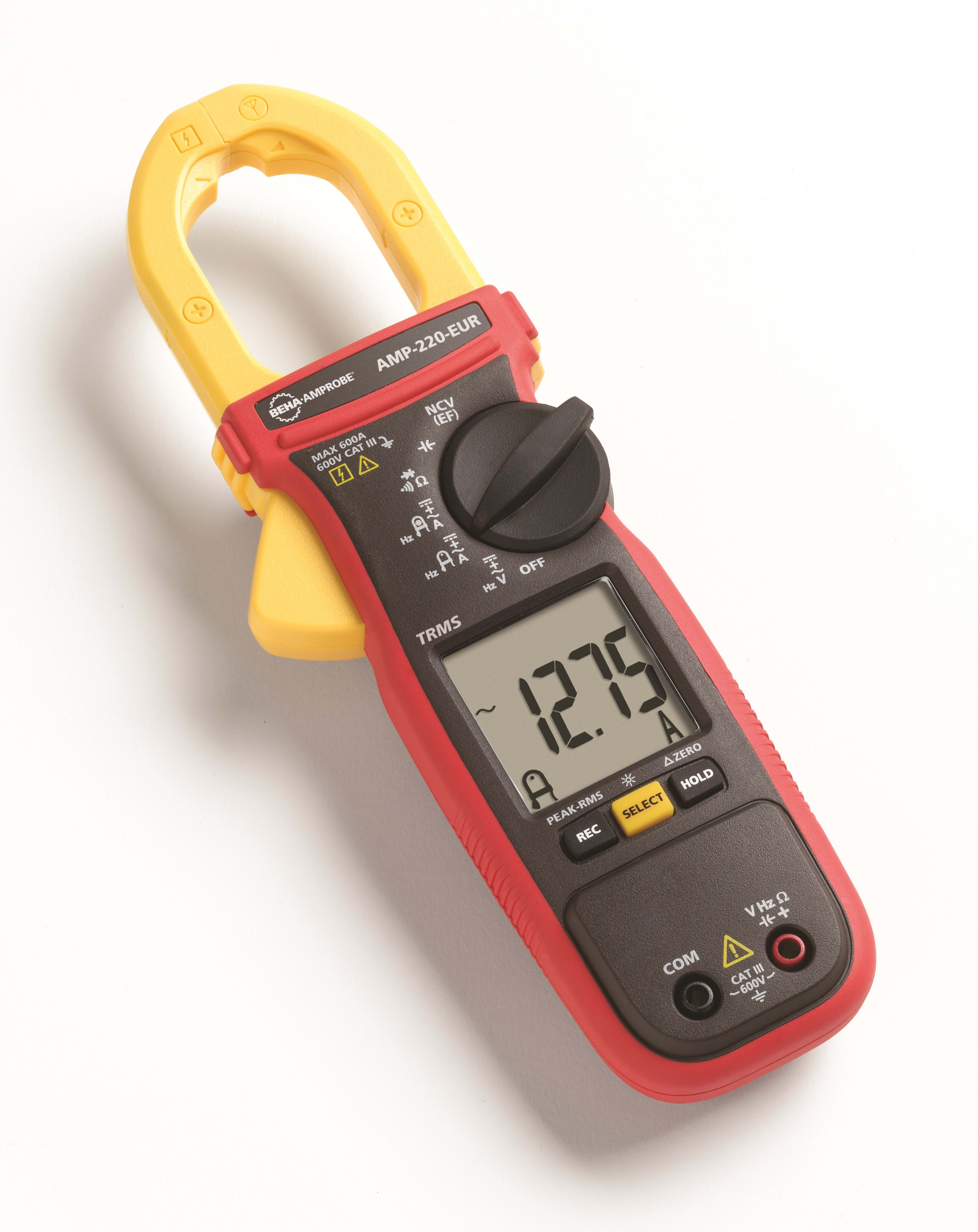 FLUKE ITALIA SRL - FLK4560596 AMP-220-EUR PINZE AMP AC/DC TRMS, 600 A