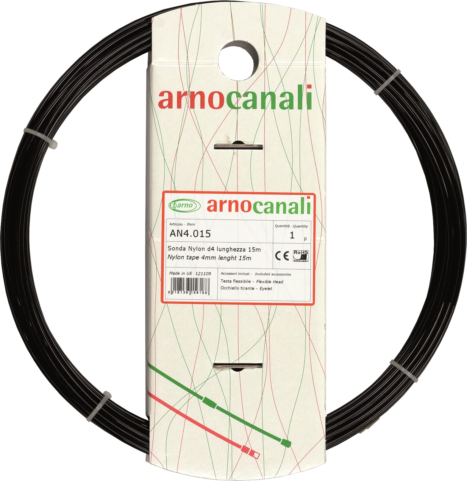 ARNOCANALI SPA - ARNAN4.015 SONDA NYLON D4 INTERCAMBIABILE 15M