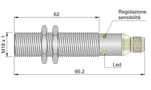 AECO SRL - ACOC18000071 SC18SM-C5 PNP NO+NC H