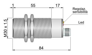 AECO SRL - ACOC30000019 SC30SM-C20 PNP NO+NC H